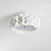 White Hydrangea Ceiling Lamp-DWHOME