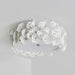 White Hydrangea Ceiling Lamp-DWHOME