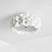 White Hydrangea Ceiling Lamp-DWHOME