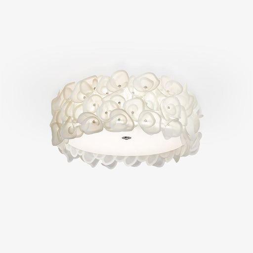 White Hydrangea Ceiling Lamp-DWHOME