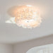 White Hydrangea Ceiling Lamp-DWHOME