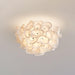 White Hydrangea Ceiling Lamp-DWHOME