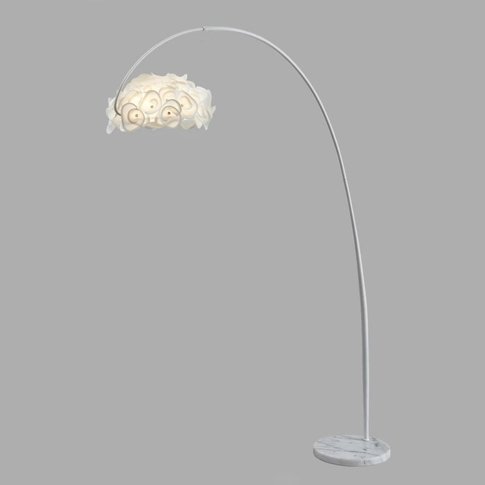 White Hydrangea Floor Lamp-DWHOME
