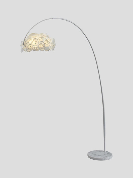 White Hydrangea Floor Lamp-DWHOME
