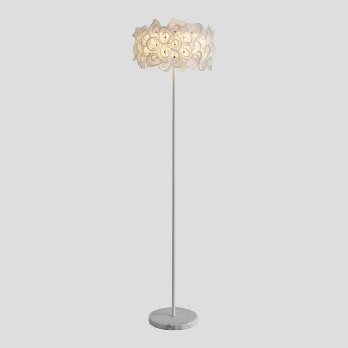White Hydrangea Floor Lamp-DWHOME