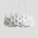 White Hydrangea Pendant Lamp-DWHOME