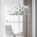 White Hydrangea Pendant Lamp-DWHOME