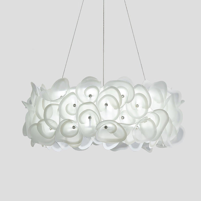 White Hydrangea Pendant Lamp-DWHOME