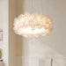 White Hydrangea Pendant Lamp-DWHOME