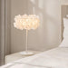 White Hydrangea Table Lamp-DWHOME