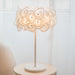 White Hydrangea Table Lamp-DWHOME