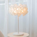 White Hydrangea Table Lamp-DWHOME