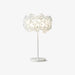 White Hydrangea Table Lamp-DWHOME