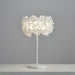 White Hydrangea Table Lamp-DWHOME