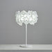 White Hydrangea Table Lamp-DWHOME