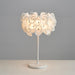 White Hydrangea Table Lamp-DWHOME
