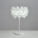 White Hydrangea Table Lamp-DWHOME