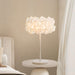 White Hydrangea Table Lamp-DWHOME