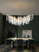 White Jade Branch Brass Chandelier - DWHOME