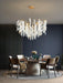 White Jade Branch Brass Chandelier - DWHOME