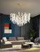 White Jade Branch Brass Chandelier - DWHOME