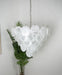 White Murano Disc Chandelier - DWHOME