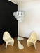 White Murano Disc Chandelier - DWHOME