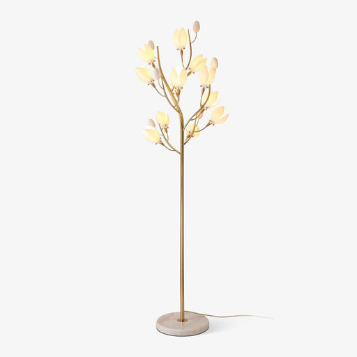 Porcelain Magnolia Floor Lamp - DWHOME
