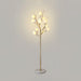 Porcelain Magnolia Floor Lamp-DWHOME