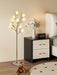 Porcelain Magnolia Floor Lamp-DWHOME