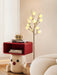 Porcelain Magnolia Floor Lamp-DWHOME