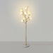 Porcelain Magnolia Floor Lamp-DWHOME