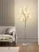 Porcelain Magnolia Floor Lamp-DWHOME