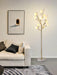 Porcelain Magnolia Floor Lamp-DWHOME
