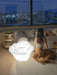 White Rose Shaped LED Table Lamp - DWHOME