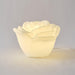 White Rose Shaped LED Table Lamp - DWHOME
