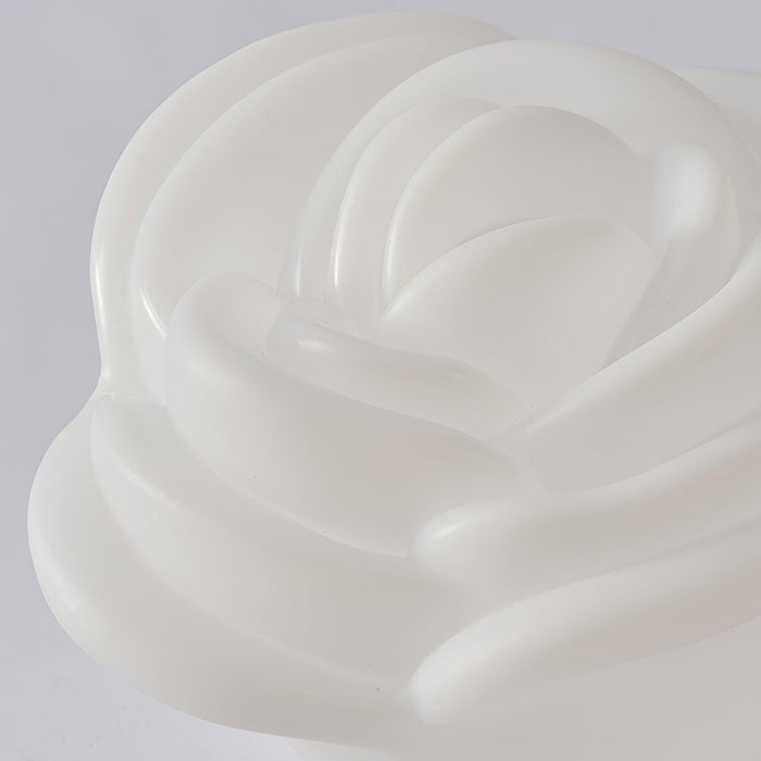 White Rose Shaped LED Table Lamp - DWHOME