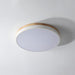 White Round Wooden Ceiling Lamp-DWHOME