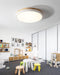 White Round Wooden Ceiling Lamp-DWHOME