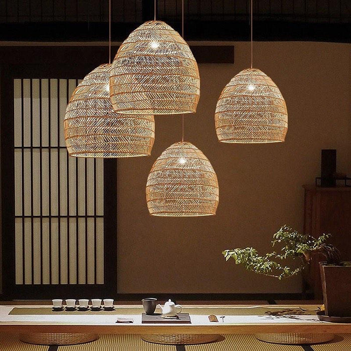 Wicker Pendant Lamp - DWHOME