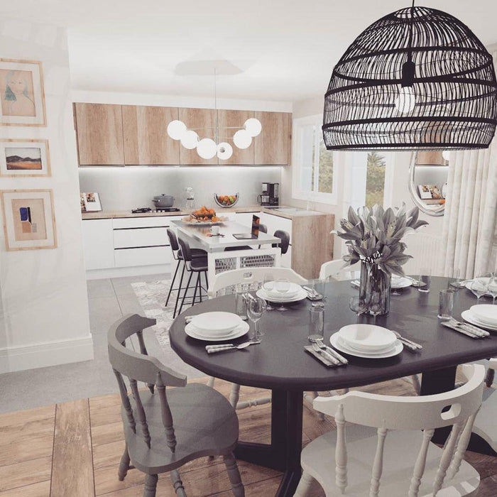 Wicker Pendant Lamp - DWHOME