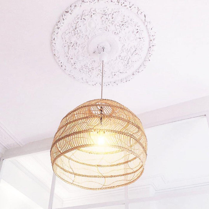Wicker Pendant Lamp - DWHOME