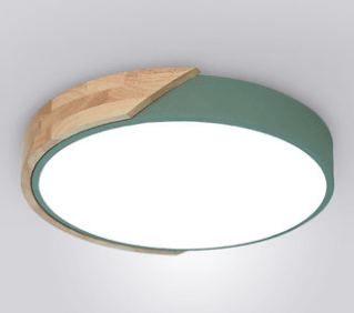 Wilhelmina Scandinavian Mixed Wooden Accent Ceiling Light - DWHOME