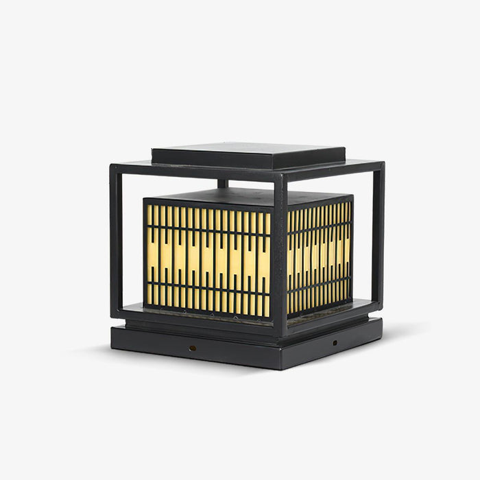 Window Grille Outdoor Post Light-DWHOME