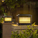 Window Grille Outdoor Post Light-DWHOME
