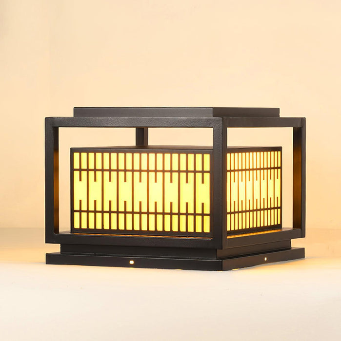 Window Grille Outdoor Post Light-DWHOME