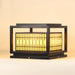 Window Grille Outdoor Post Light-DWHOME
