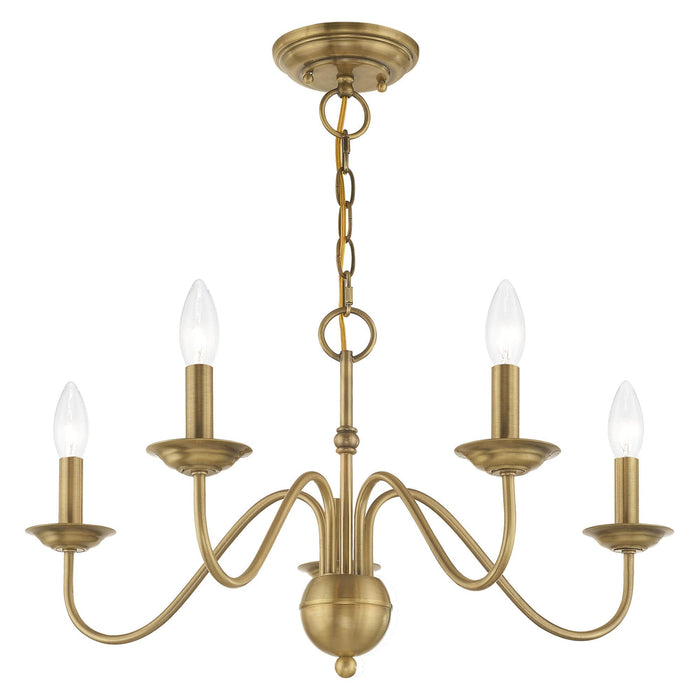 Windsor Brass Chandelier-DWHOME