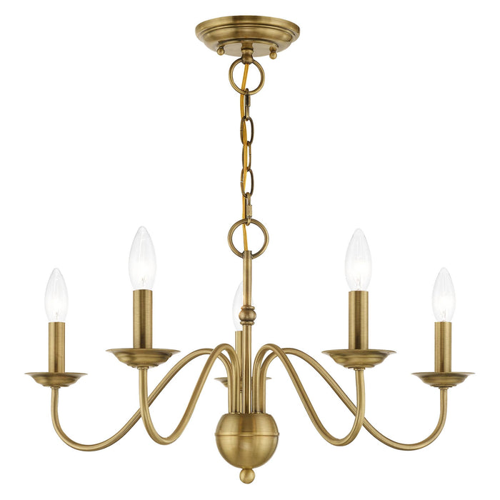 Windsor Brass Chandelier-DWHOME
