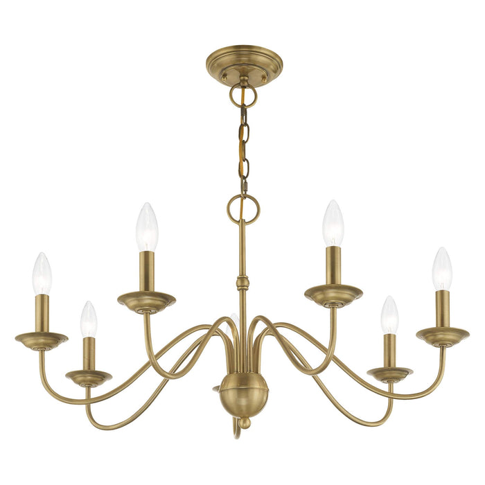 Windsor Brass Chandelier-DWHOME